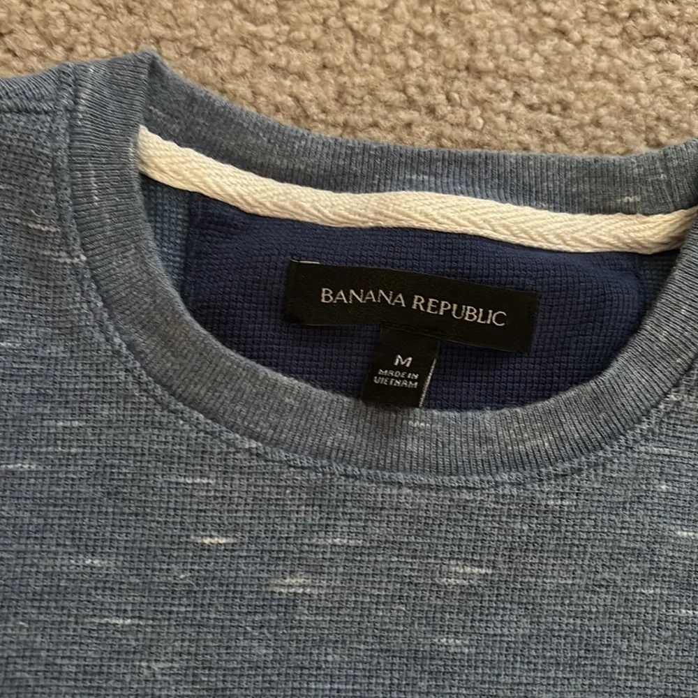 Banana Republic Blue Men's Shirt size medium
